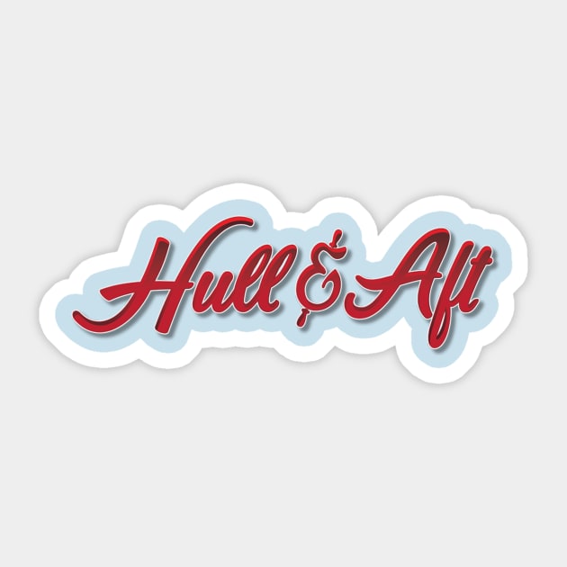 Hull and Aft Sticker by rainmkr23